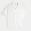 Short-Sleeve Seersucker Shirt