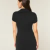 Short-Sleeve Tunic Sweater