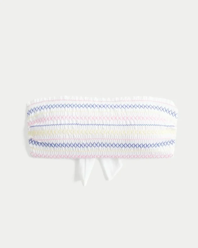 Smocked Bandeau Bikini Top Smocked Bandeau Bikini Top