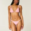 Smocked High-Leg Cheekiest Bikini Bottom