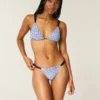 Smocked High-Leg Cheekiest Bikini Bottom