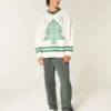 Snake Graphic Baggy Sweatpants