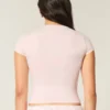 Soft Stretch Seamless Fabric Crew Baby Tee