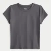Soft Stretch Seamless Fabric Crew Baby Tee