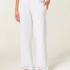 Sparkle Logo Graphic Wide-Leg Sweatpants