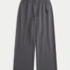 Sparkle Logo Graphic Wide-Leg Sweatpants