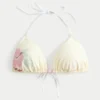 Spring Break Graphic Halter Triangle Bikini Top