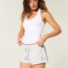 Star Graphic Fleece Mini Shorts Star Graphic Fleece Mini Shorts