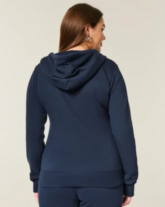 Star Graphic Zip-Up Hoodie