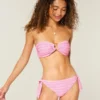Stitched Side Tie Bikini Bottom