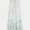 Strapless Braided Maxi Dress