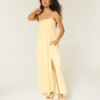 Strapless Braided Maxi Dress