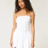 Strapless Bubble Mini Dress