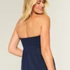 Strapless Cinched Babydoll Top
