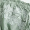 Strapless Embroidered Babydoll Dress