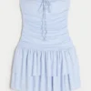 Strapless Knit Skort Dress