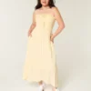 Strapless Smocked Maxi Dress