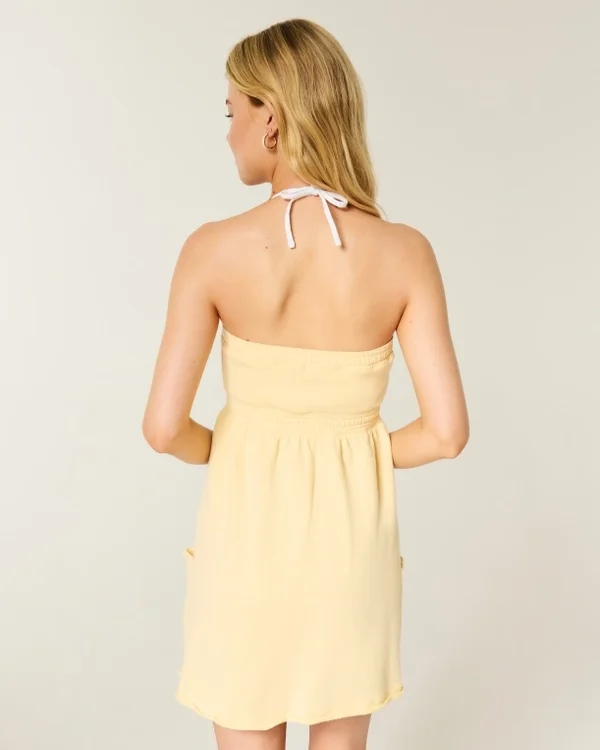 Strapless Terry Mini Dress Strapless Terry Mini Dress