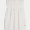 Strapless Terry Mini Dress Strapless Terry Mini Dress