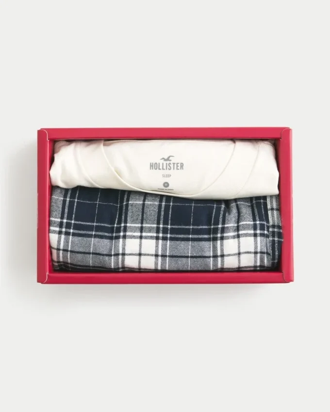 Switzerland Graphic Tee & Flannel Pajama Pants Set