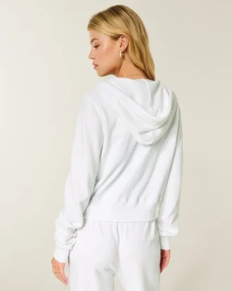 Terry Zip-Up Hoodie