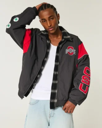 The Ohio State University Buckeyes Graphic Windbreaker Jacket