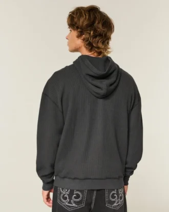 Thermal Zip-Up Hoodie