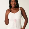 Tie-Front Sweater Tank