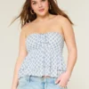 Tiered Halter Babydoll Top