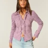 Tuxedo-Style Stretch Poplin Shirt