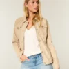 Twill Y2K Military Jacket