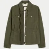Twill Y2K Military Jacket