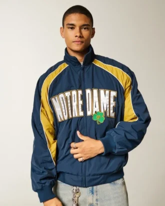 University of Notre Dame Fighting Irish Graphic Windbreaker Jacket