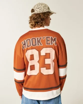 University of Texas at Austin Longhorns Graphic Hockey Jersey