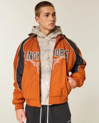 University of Texas at Austin Longhorns Graphic Windbreaker Jacket