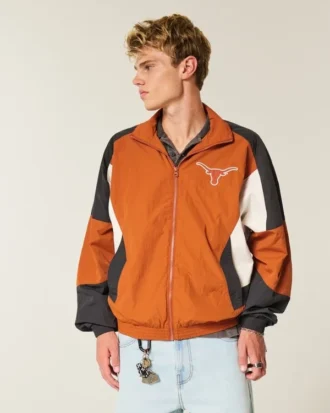 University of Texas at Austin Longhorns Graphic Windbreaker Jacket