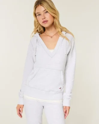 V-Neck Hoodie