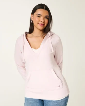 V-Neck Hoodie