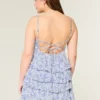 V-Neck Ruffled Tier Babydoll Mini Dress V-Neck Ruffled Tier Babydoll Mini Dress