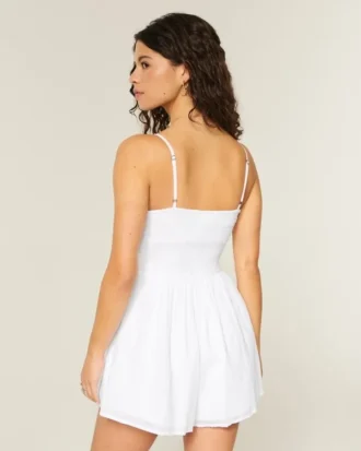 V-Neck Side Tie Romper