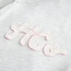 Waffle Lined Hood Zip-Up Logo Graphic Hoodie
