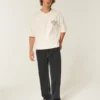 Washed Black Baggy Jeans