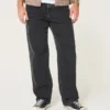 Washed Black Baggy Jeans