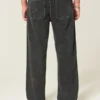 Washed Black Baggy Jeans