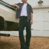 Washed Black Baggy Jeans