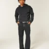 Washed Black Baggy Painter Jeans