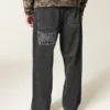 Washed Black Dodge Hellcat Graphic Baggy Jeans