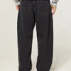 Washed Black Dragon Graphic Skater Baggy Jeans Washed Black Dragon Graphic Skater Baggy Jeans