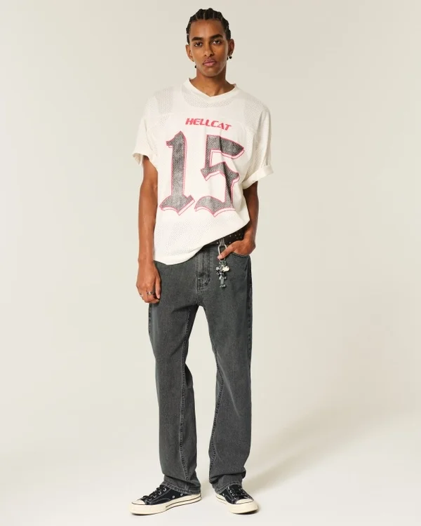 Washed Black Loose Jeans Washed Black Loose Jeans