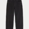 Washed Black Seamed Skater Baggy Jeans Washed Black Seamed Skater Baggy Jeans